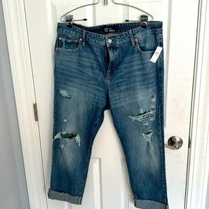 Distressed Gap Denim Women’s Crop